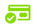 green credit check icon